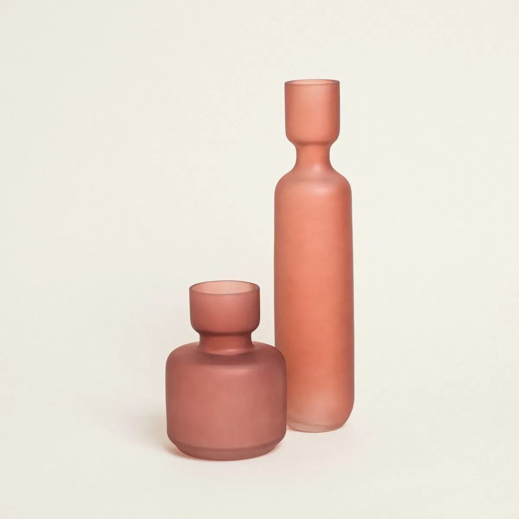 Beauty Home ΒΑΖΟ ΙΣΙΟ ΜΕ ΛΑΙΜΟ 8 x 35 cm  Σομόν