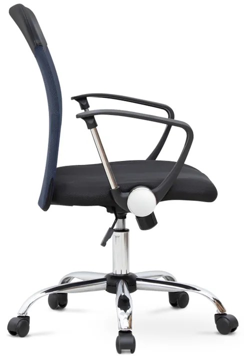 Καρέκλα γραφείου Franco Megapap με ύφασμα Mesh χρώμα γκρι - μαύρο 59x57x95/105εκ.