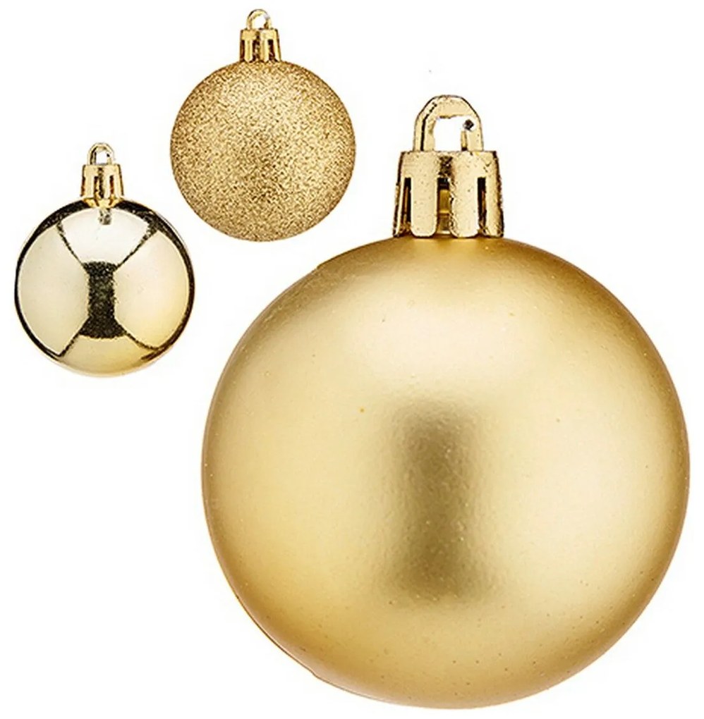 Χριστουγεννιάτικη μπάλα Ø 5 cm Χρυσό Πλαστική ύλη 5 x 6 x 5 cm