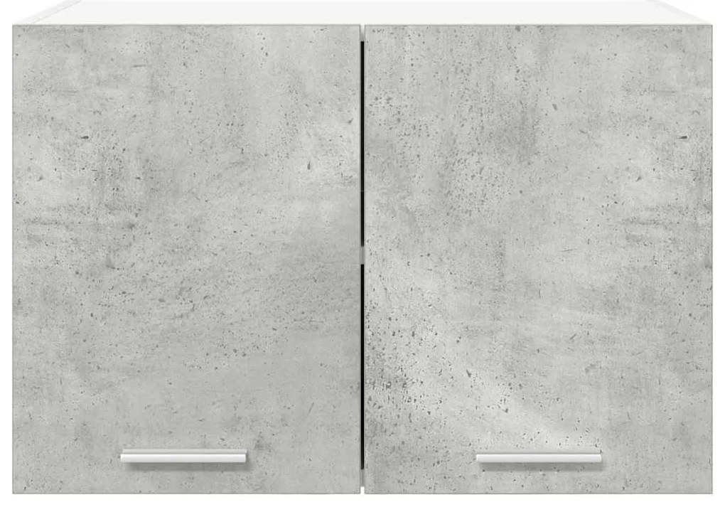 vidaXL Κρεμαστό ντουλάπι Riga Σκυρόδεμα Γκρι και Λευκό 60 x 31 x 40 εκ