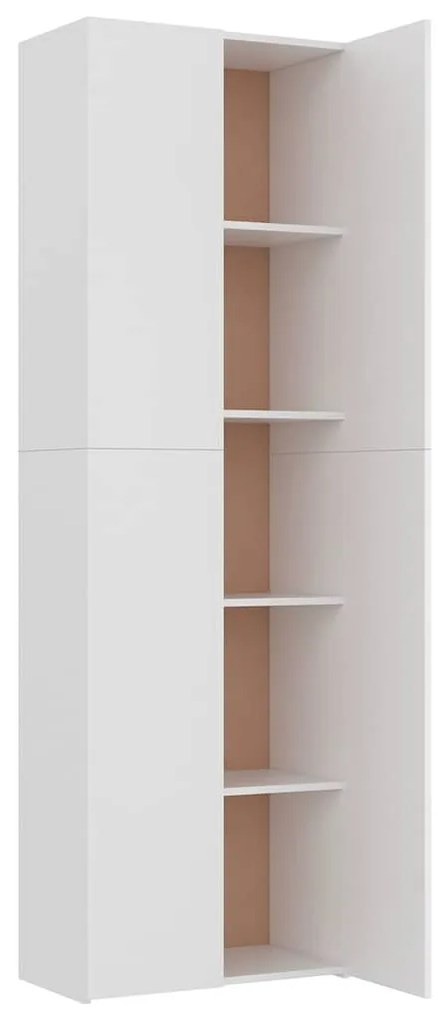 vidaXL Ντουλάπα Γραφείου Λευκή 60 x 32 x 190 εκ. από Επεξ. Ξύλο