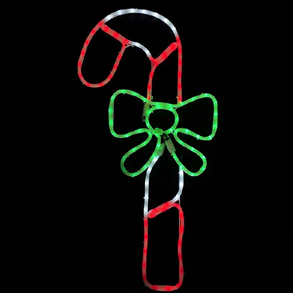 Φωτοσωλήνας Candy Cane 120 Led X081203528 45x90+150cm Multi Aca