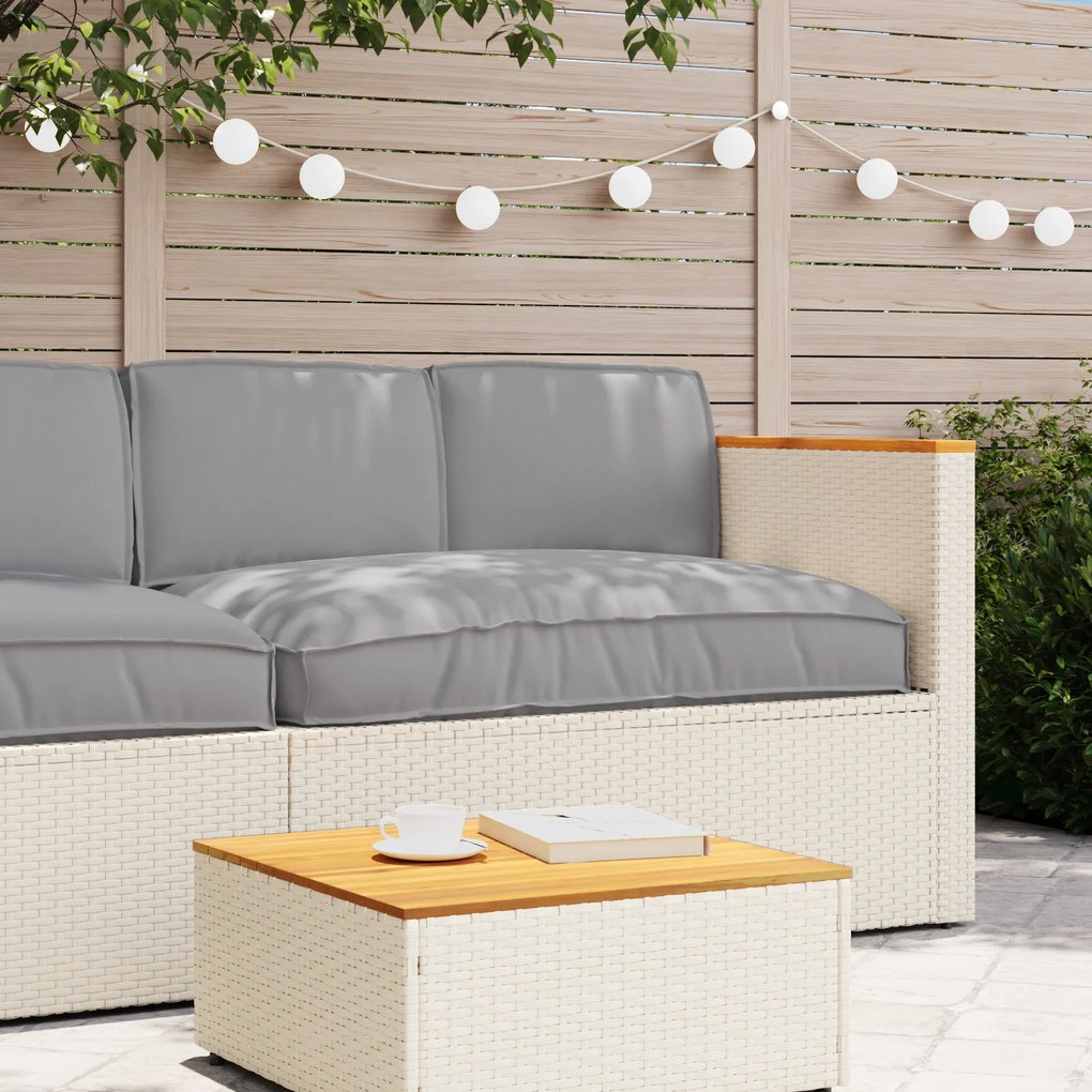 vidaXL Σετ Μαξιλαριών Πάγου 3 pcs Γκρι 120 x 80 x 12 cm Ύφασμα Oxford