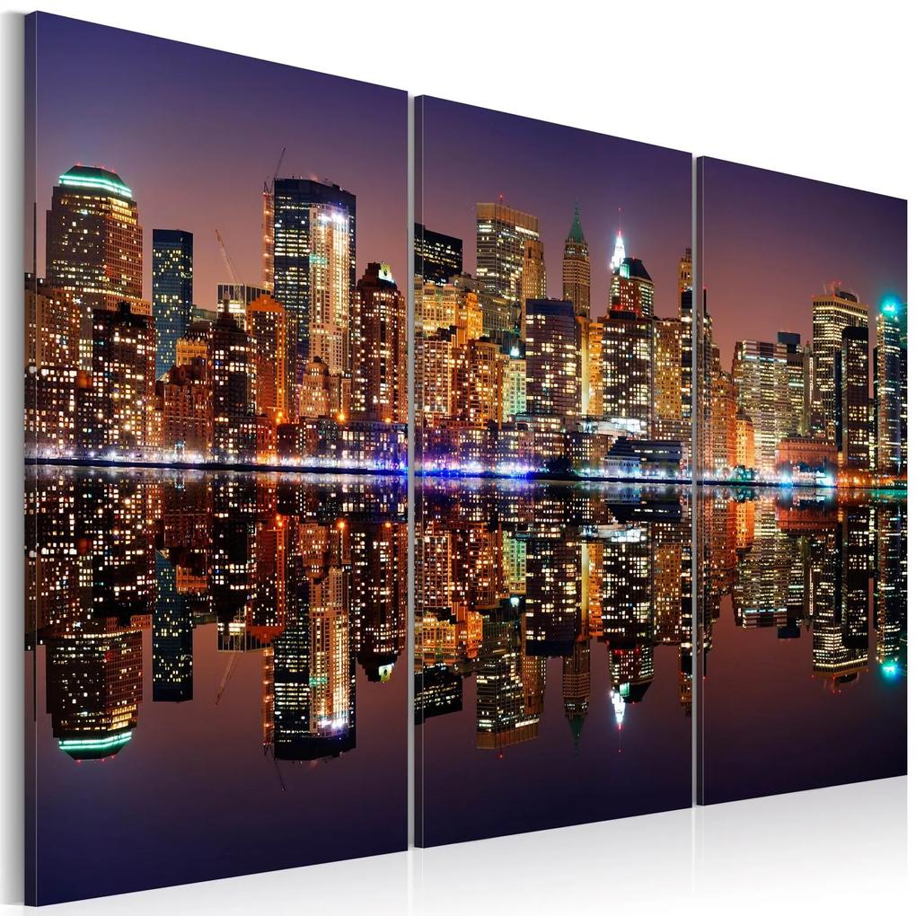 Πίνακας - New York water reflection 90x60
