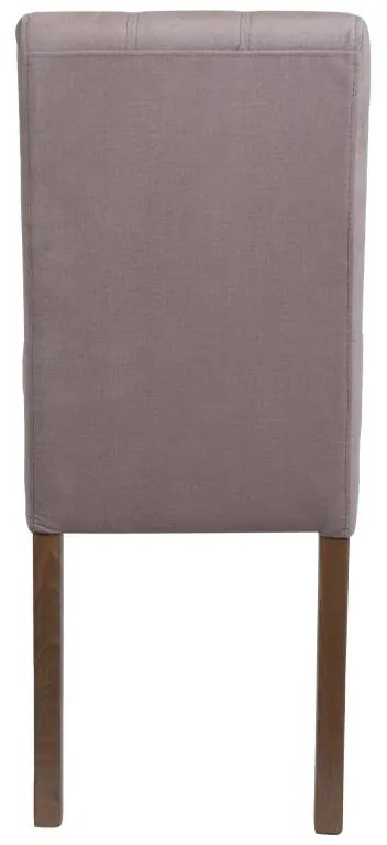 Καρέκλα Τραπεζαρίας Τ-12 Domenic Fylliana Μπέζ με Grey Oak πόδια 45x45x90εκ. 2αδα 45x45x90 εκ.