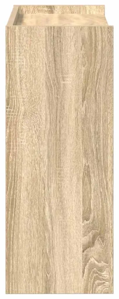 vidaXL Ράφι παπουτσιών  Sonoma Oak 60x25x62 cm Κατασκευασμένο ξύλο