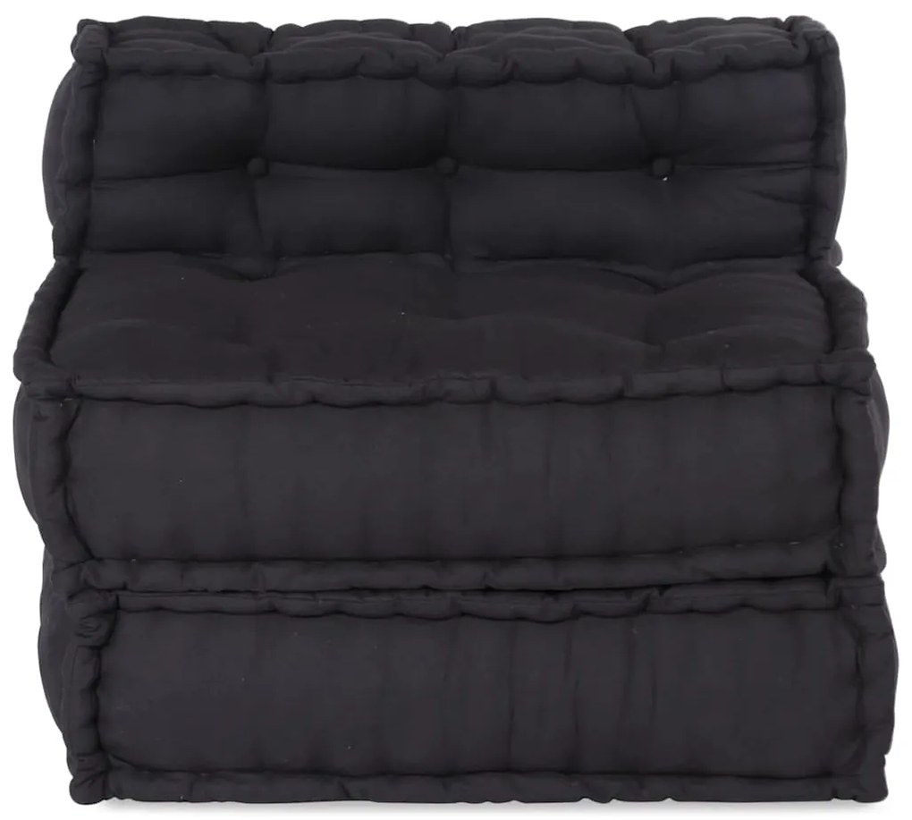vidaXL Modular Pouffe Anthracite 70x70x54 ύφασμα