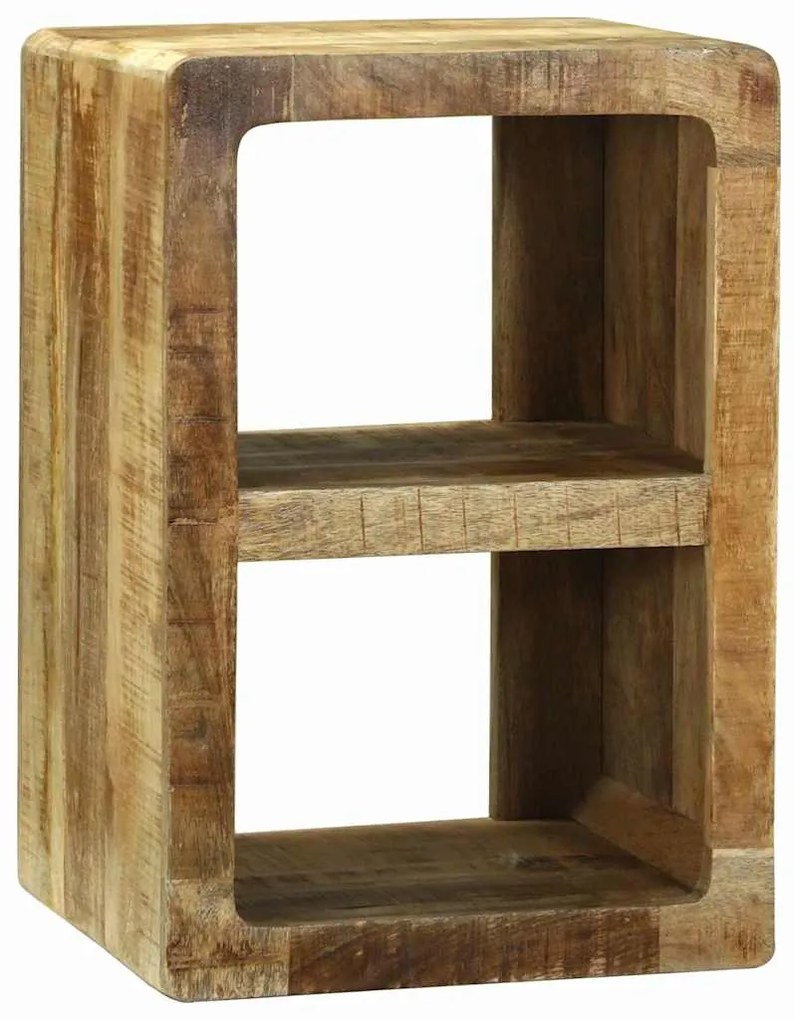 vidaXL Βάση Τηλεόρασης με ράφι Καφέ 36 x 30 x 54 εκ Μασίφ ξύλο μάνγκο
