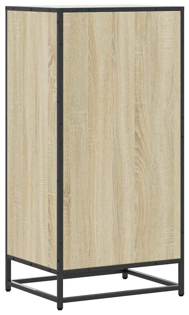 Παπουτσοθήκη Sonoma Δρυς 48x38x97,5 εκ. από Επεξεργασμένο Ξύλο - Καφέ