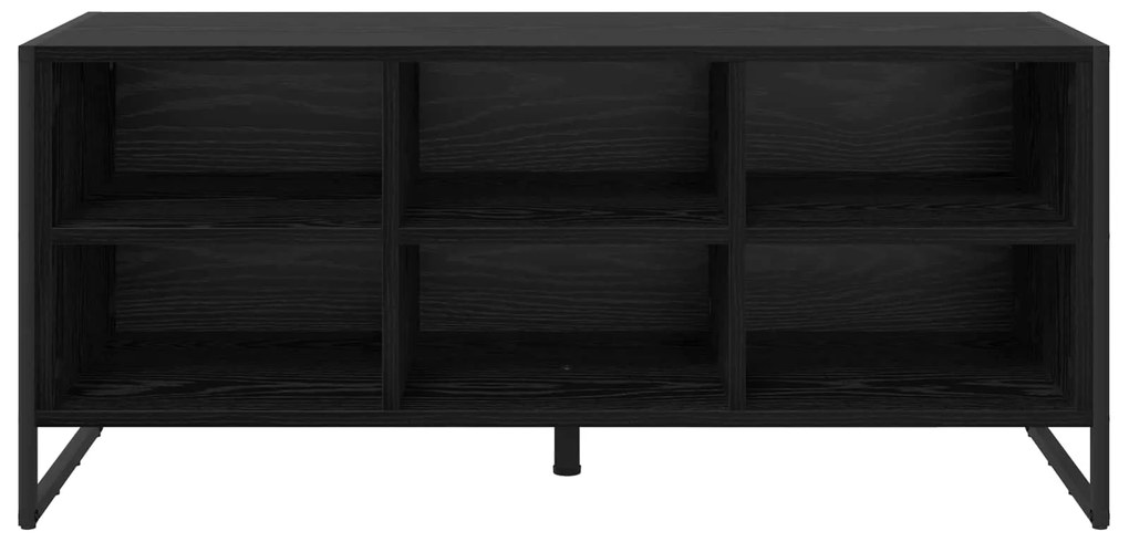 vidaXL Ντουλάπα Παπουτσιών με αποθήκευση Μαύρη Οξυά 60 x 35 x 44 εκ.