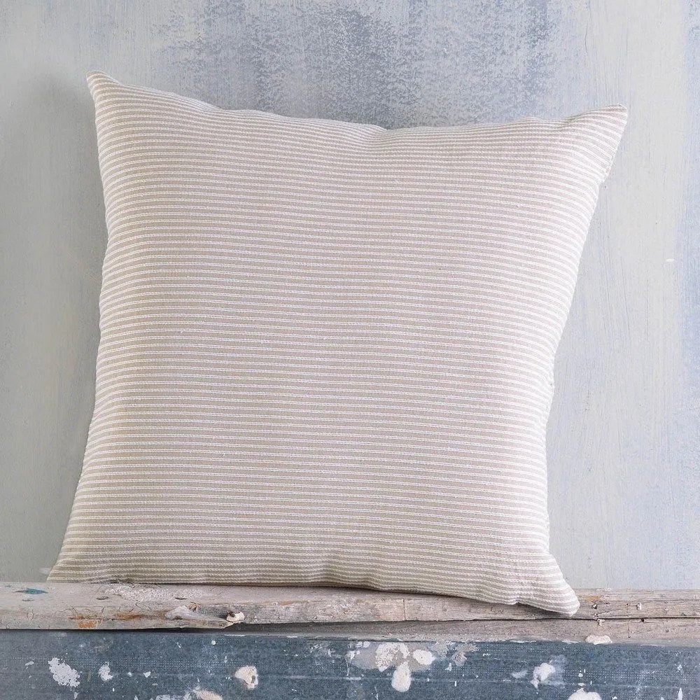 Μαξιλαροθήκη Διακοσμητική Hatton Beige Ρυθμός 40Χ40 Cotton-Polyester