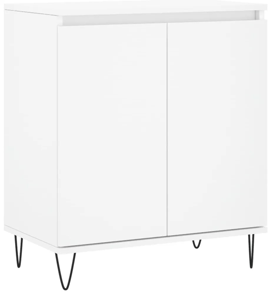 vidaXL Συρταριέρα Λευκή 60 x 35 x 70 εκ. από Επεξεργασμένο Ξύλο