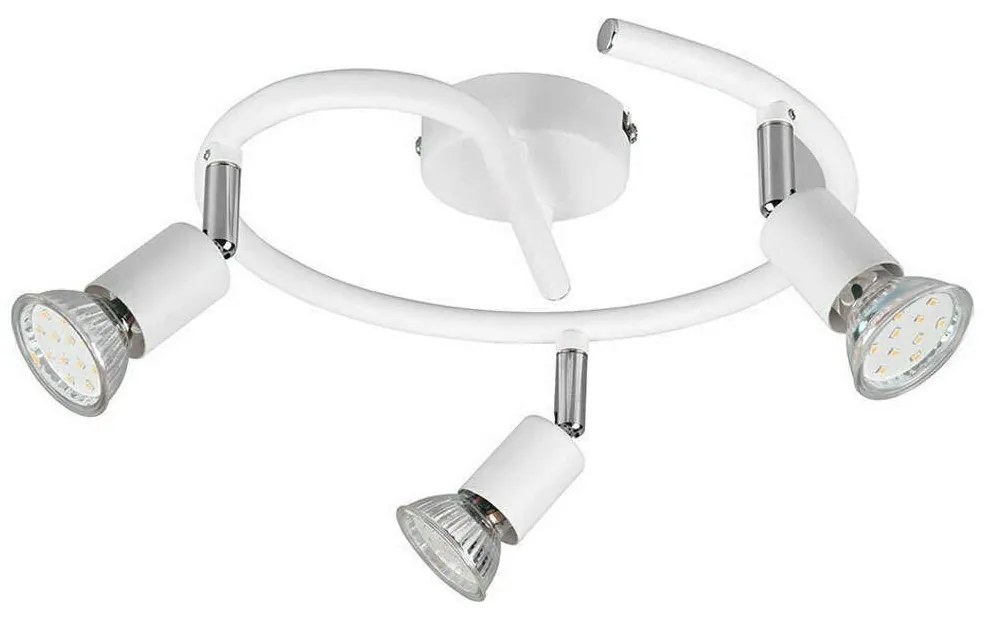 Φωτιστικό Οροφής - Σποτ Paris R80913931 3xGU10 35W Φ26cm 13cm White Mat RL Lighting Metal