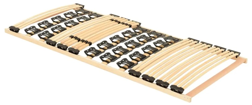 vidaXL Πλαίσιο Κρεβατιού με 38 Σανίδες 120 x 200 εκ.