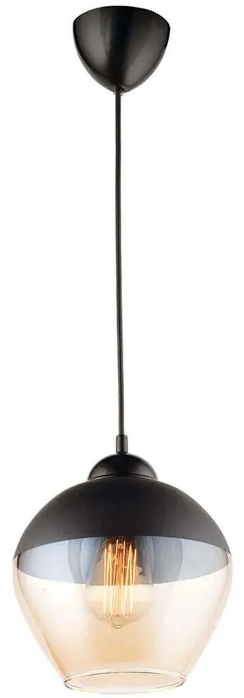 Φωτιστικό Οροφής 433NUV1119 Φ22x60cm 1xE27 40W Black Opviq
