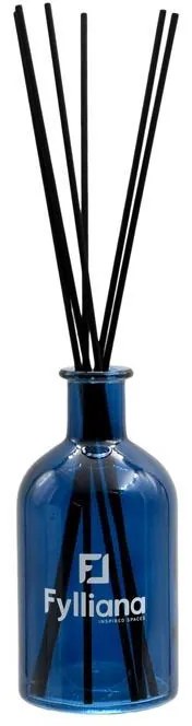 Αρωματικό Χώρου Γυάλινο Μπουκαλάκι με Sticks FL013 Fylliana &quot;Βαμβάκι&quot; Μπλέ