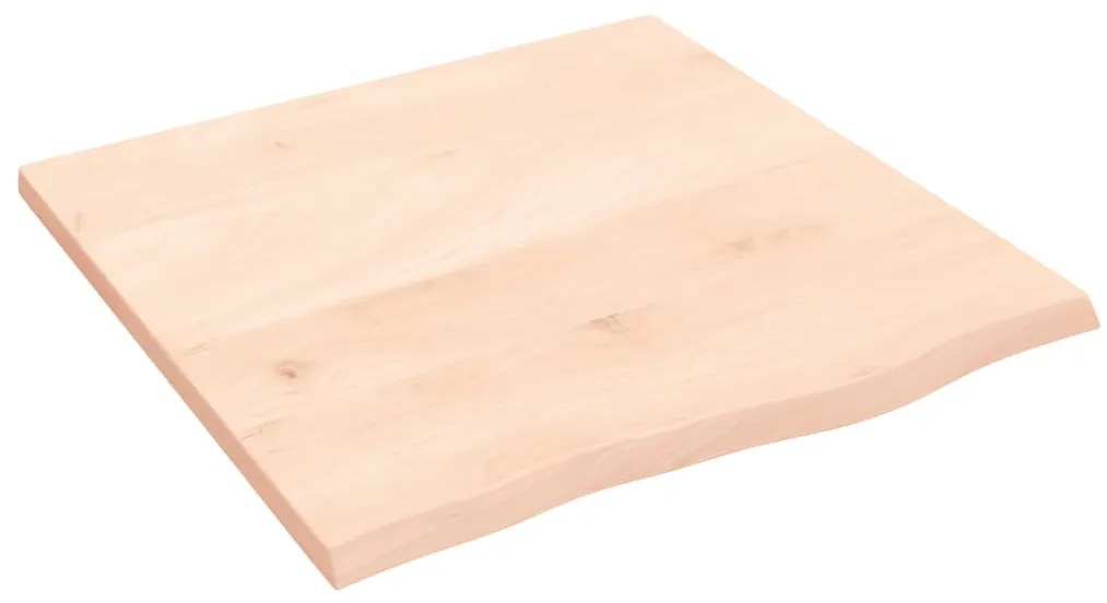 vidaXL Πάγκος Μπάνιου 60 x 60 x 2 εκ. από Ακατέργαστο Μασίφ Ξύλο