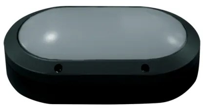 Απλίκα Φωτιστικό Τοίχου Οβάλ E27 40W IP54 ACA-HI4032BMS-Μαύρο HI4032BMS