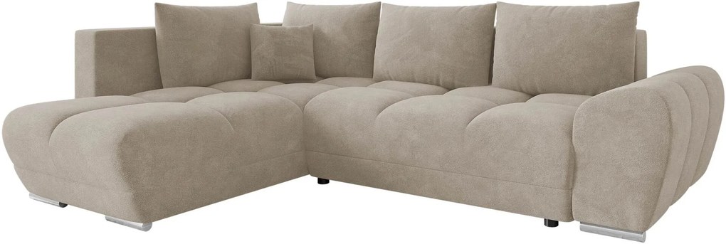 Γωνιακός καναπές Forrest-Cappuccino-Αριστερή - 290.00Χ183.00Χ85.00cm