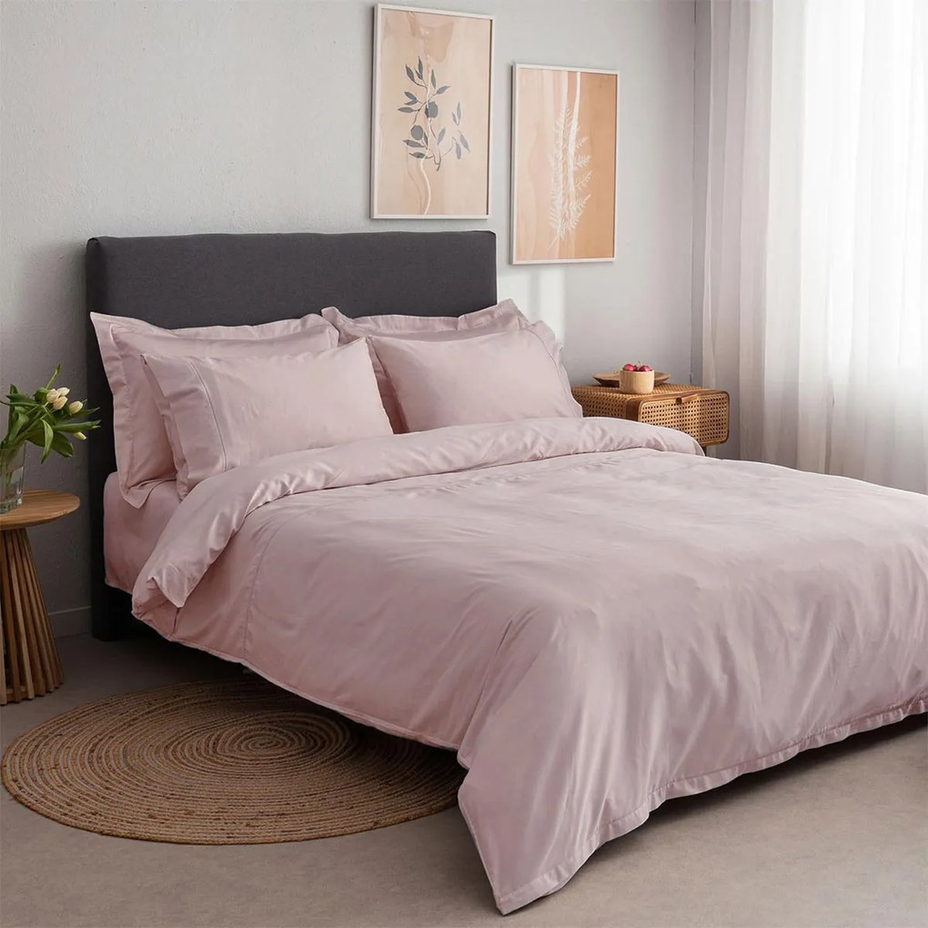 Σεντόνια Υπέρδιπλα (Σετ) Vesta Nemesis 308 Dusty Rose