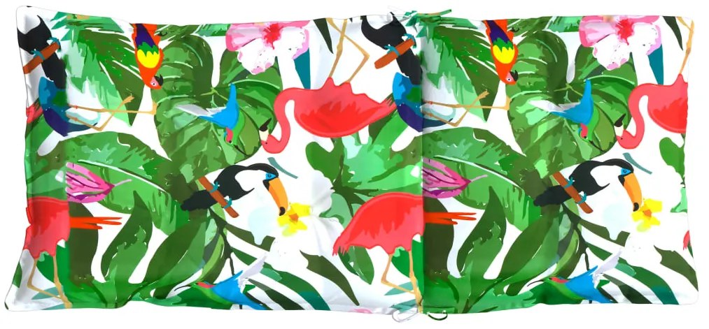 vidaXL Μαξιλάρια Καρέκλας με Ψηλή Πλάτη 2 τεμ. Πολύχρωμα Ύφασμα Oxford