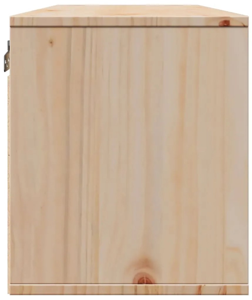 vidaXL Ντουλάπια Τοίχου 2 τεμ. 45 x 30 x 35 εκ. από Μασίφ Ξύλο Πεύκου