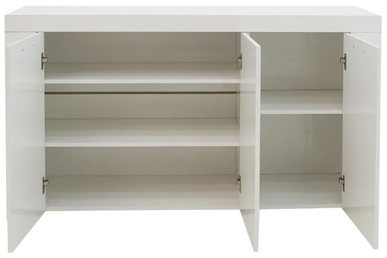 Μπουφές Joanna pakoworld λευκό 144x42x80εκ - 235-000013 - 235-000013