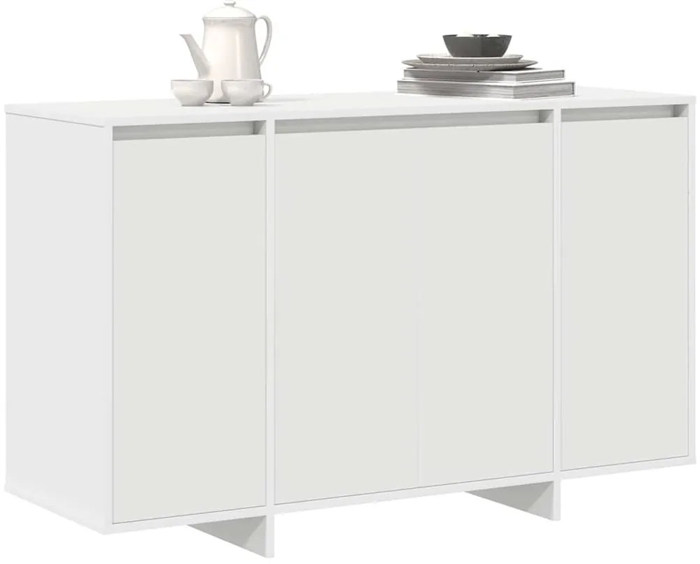 vidaXL Πλαϊνό γραφείο Λευκό 120 x 41 x 75 εκ. Επεξεργασμένο ξύλο