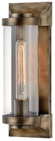 Απλίκα Φωτιστικό Τοίχου Μεγάλο E27 60W IP44 Pearson Elstead QN-PEARSON-M-BU Μπρονζέ
