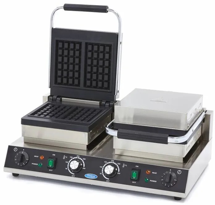 Waffle Maker - 4 Pieces - Belgian - Double