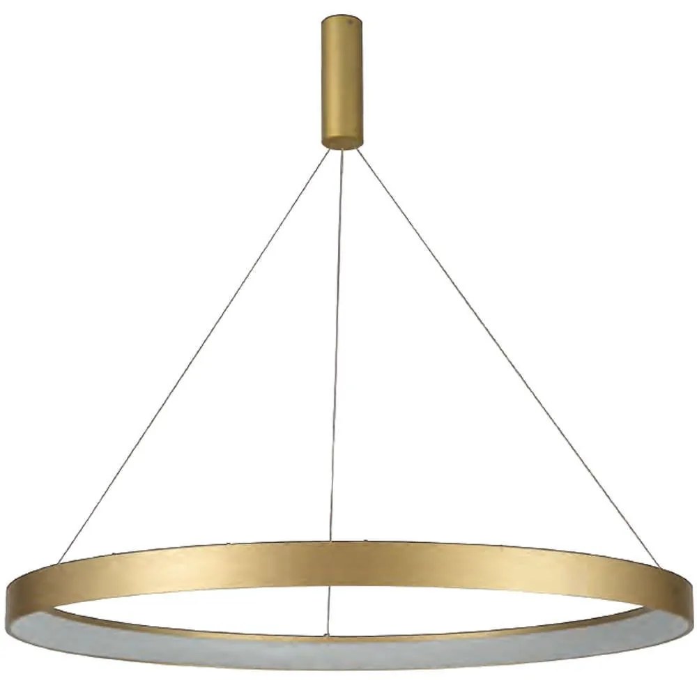 Φωτιστικό Οροφής 77-8149 Led 100cm Amaya Gold Mat Homelighting Aluminum,Acrylic