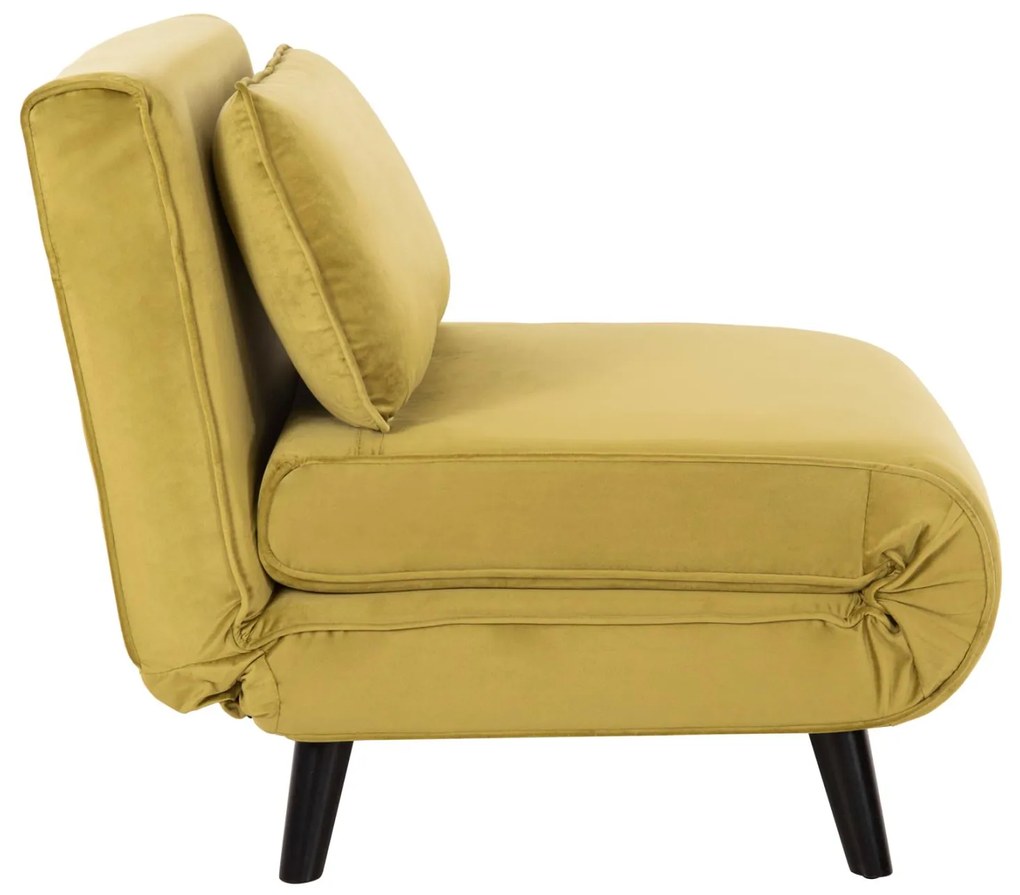 Πολυθρόνα - Κρεβάτι BRAXTON C8425.23 Λαδί Βελούδο 78x88x78Υ εκ. 78x88x78 εκ.