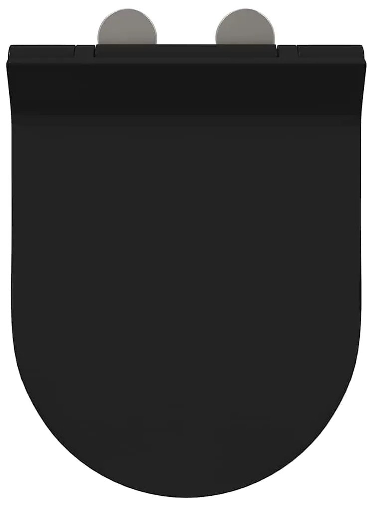 vidaXL Λεκάνη Ρυθμιζόμενος Μαύρο 48,5 x 36 x 5 εκ. Πολυπροπυλένιο