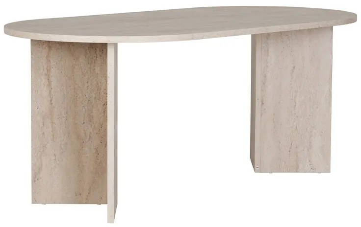 Τραπέζι Sablin Megapap χρώμα travertine 180x89,5x75εκ.