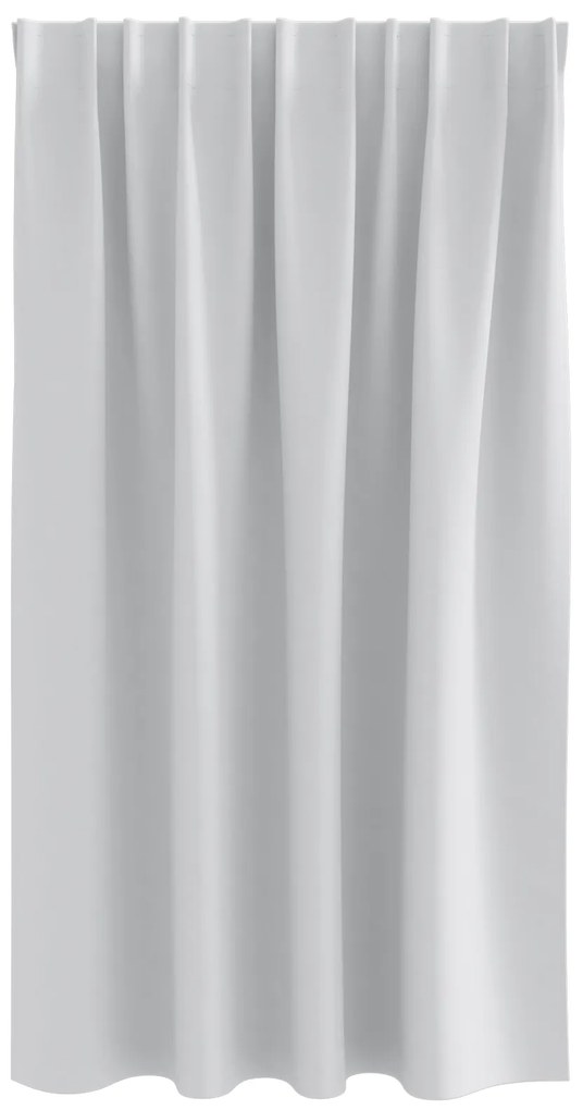 vidaXL Κουρτίνες 2 pcs Ανοιχτό Γκρι 140 x 140 cm Πολυεστέρας
