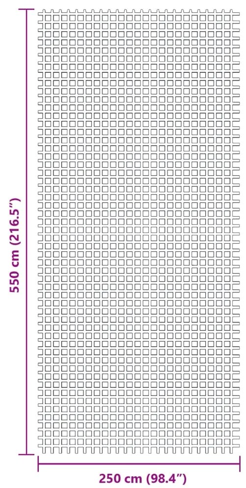 Χαλί Σκηνής Μπλε 5,5x2,5 μ.