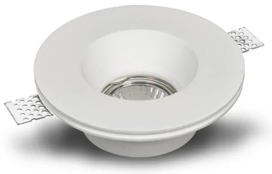Σποτ χωνευτό γύψινο λευκό στρογγυλό MC-9130 Sun Light-MC-9130-Λευκό MC-9130