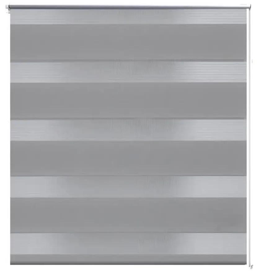 Σύστημα Σκίασης Ρόλερ Zebra Γκρι 120 x 175 εκ. - Γκρι