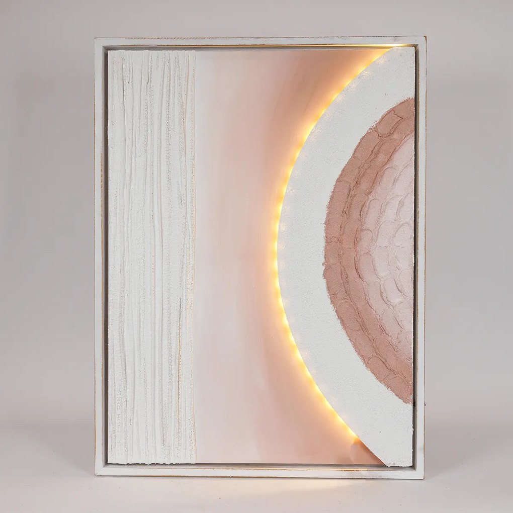 Πίνακας Με Κορνίζα &amp; LED (60x80) Estheti 812-10007