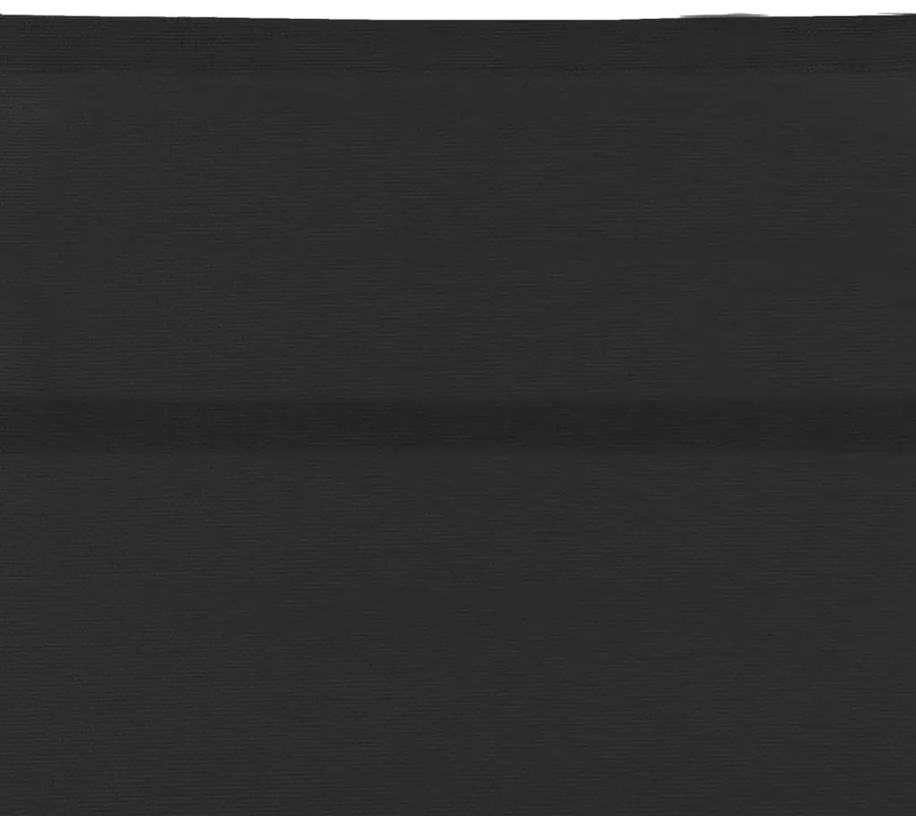 vidaXL Ξαπλώστρα Μαύρη από Textilene και Αλουμίνιο