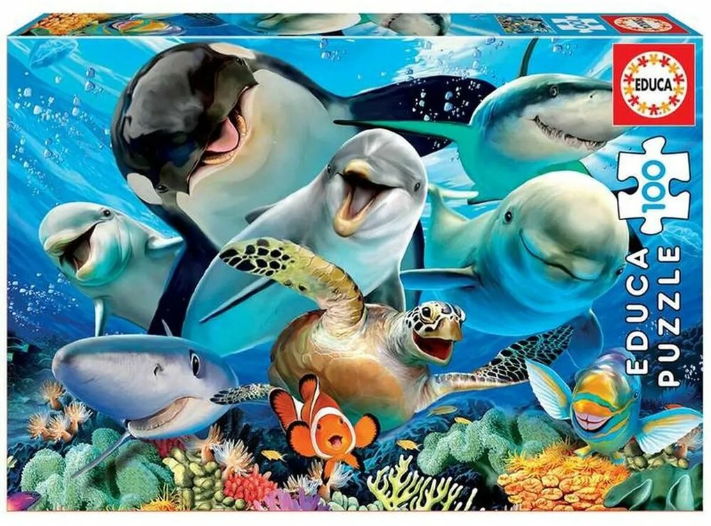 Παζλ Educa Selfie Under the Sea (100 pcs)