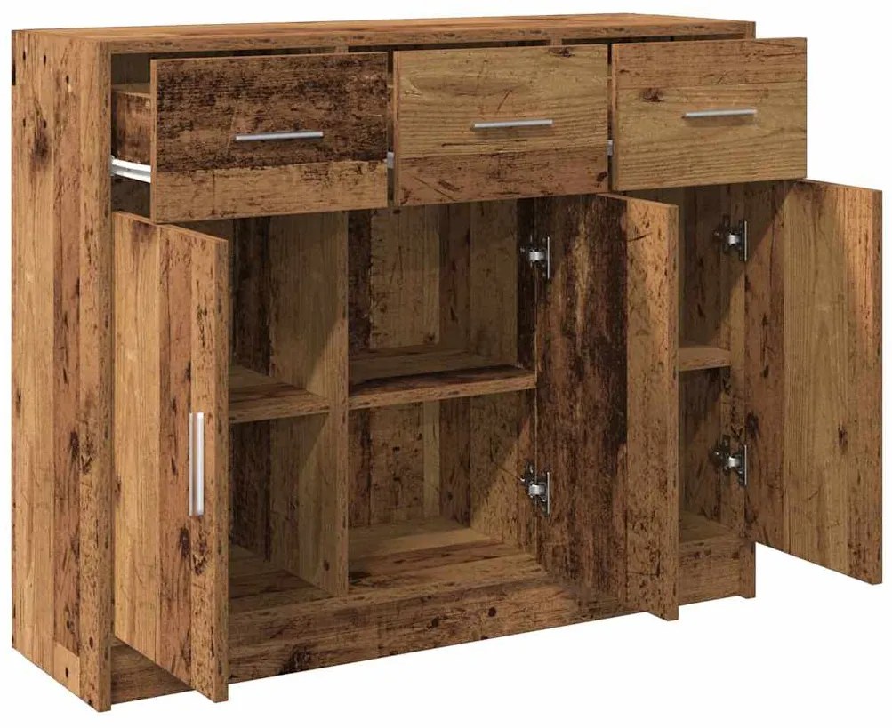 vidaXL Ντουλάπι Παλιό Ξύλο 91x28x75 εκ. από Επεξεργασμένο Ξύλο