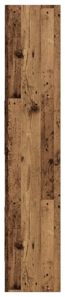 vidaXL Βιβλιοθήκη Παλαιό ξύλο 40 x 35 x 180 εκ. Επεξεργασμένο ξύλο