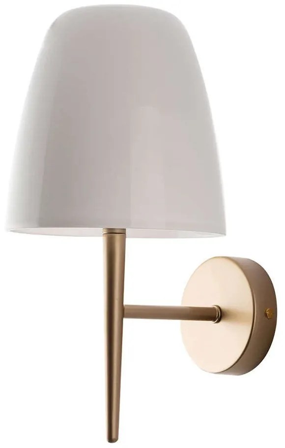 Φωτιστικό Τοίχου - Απλίκα Ares I-ARES-AP1-BCO 1xE14 22x33,7cm White Luce Ambiente Design Γυαλί