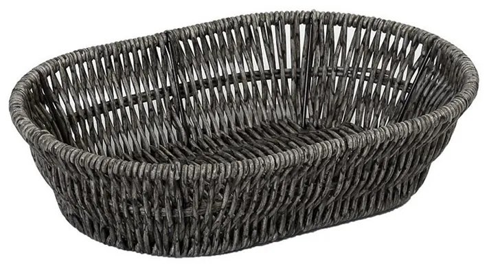 Καλάθι Ψωμιού Οβάλ (22x14x5) Espiel Grey Small KOD209
