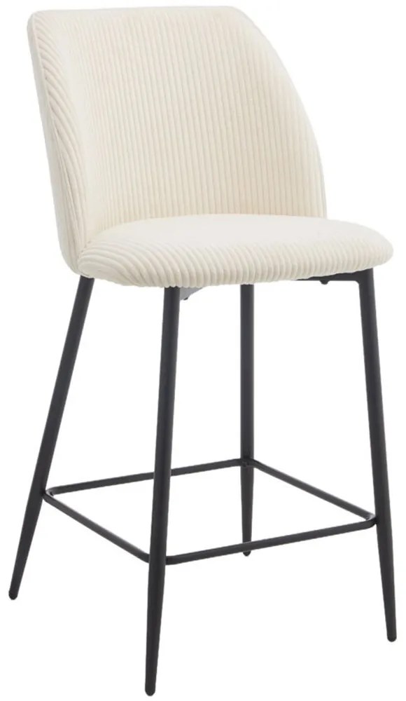 Σκαμπό Bar Muse 26-0081 50x54x98 Cream-Black