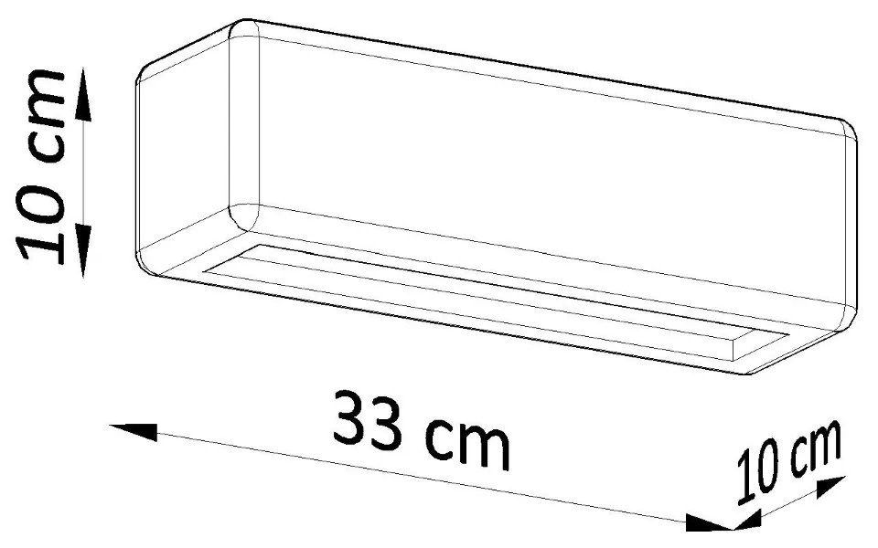 Sollux Φωτιστικό τοίχου Subani 1,κεραμικό,1xE27/60w