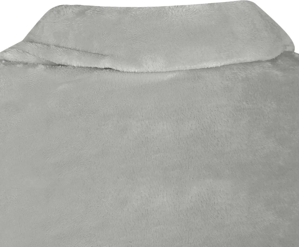 vidaXL Φούτερ-κουβέρτα Γκρι F Φανέλα