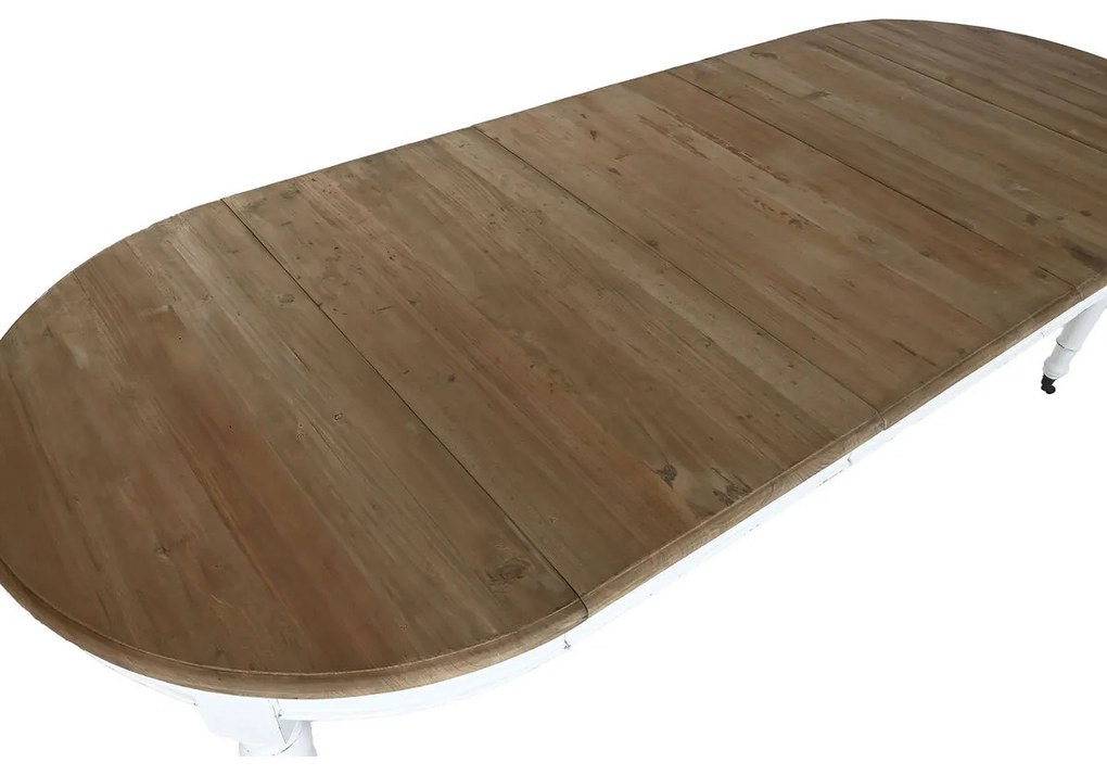 Τραπεζαρία Home ESPRIT Λευκό Έλατο 100 x 100 x 78 cm