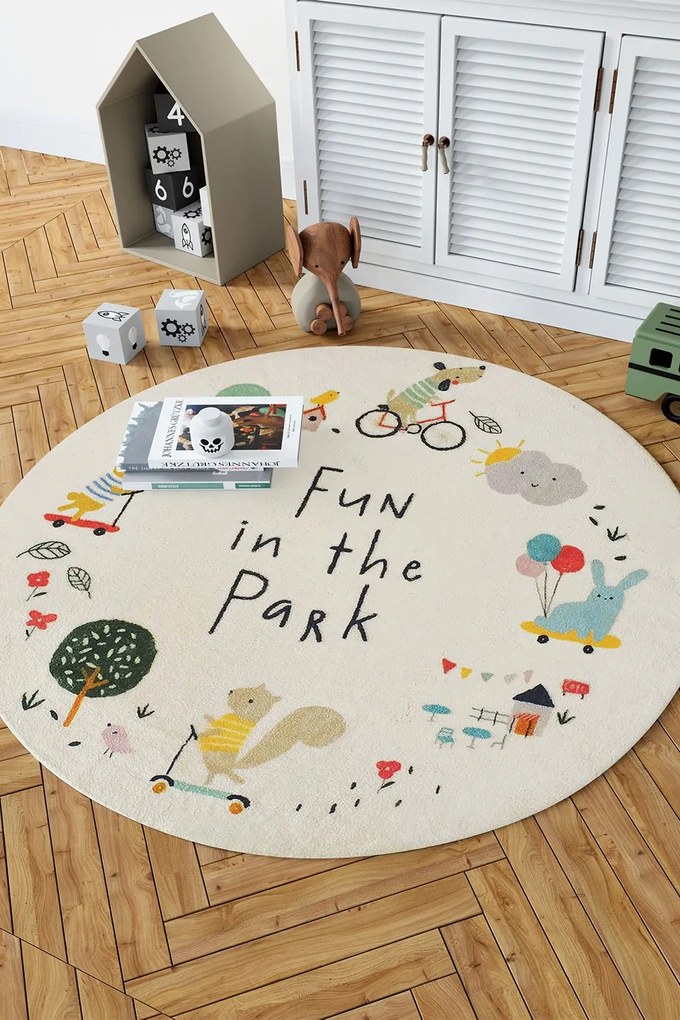 Χαλί Woopamuk102 625HFT2217 White-Multi Conceptum Hypnose 130X130